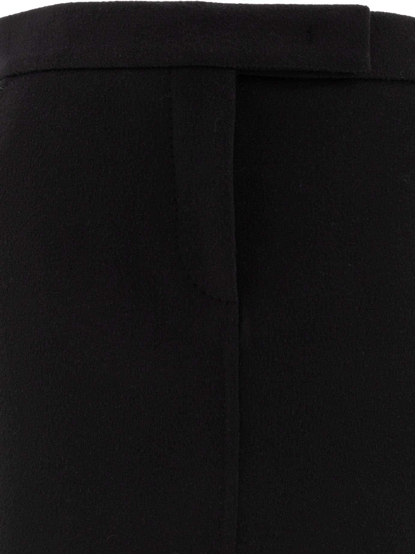 MAX MARA Black   Camelwool miniskirt